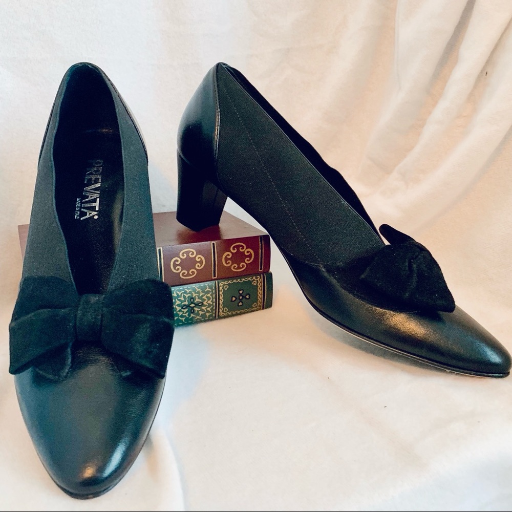 Prevata Italian Leather dress pumps Narrow AAAA